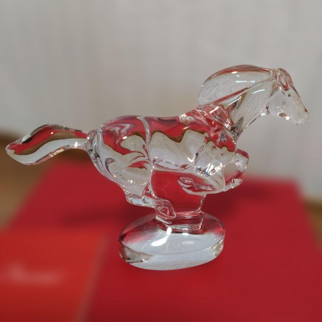 Baccarat　クリスタル製 馬の置物