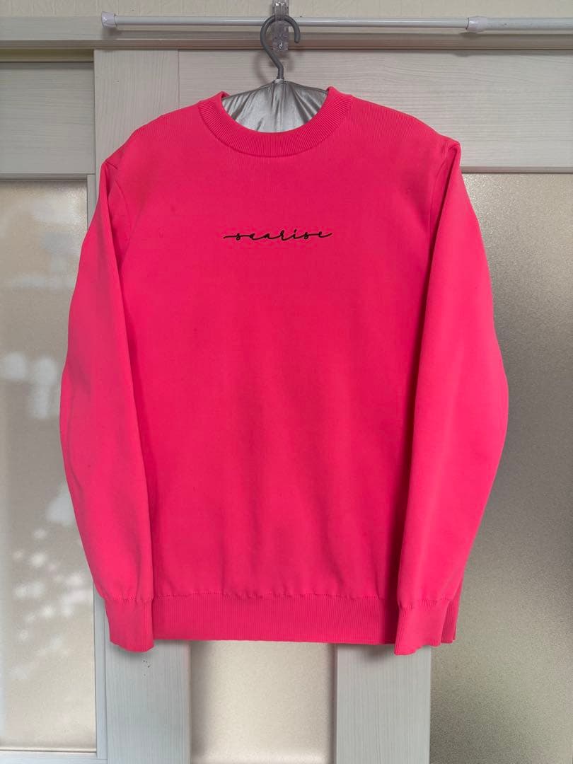 モックネックスウェット（ネオンピンク） SANRISEサンライズ　サイズＬ