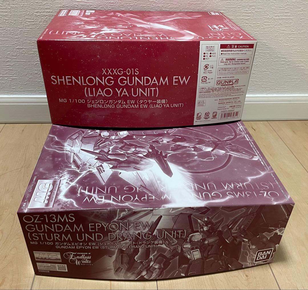 特限〜P還元中 MGガンダムエピオン&シェンロンガンダムセット