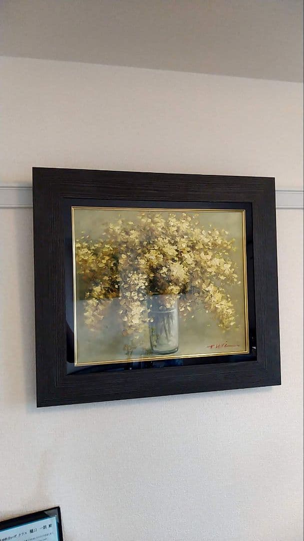 「ミモザ」絵画