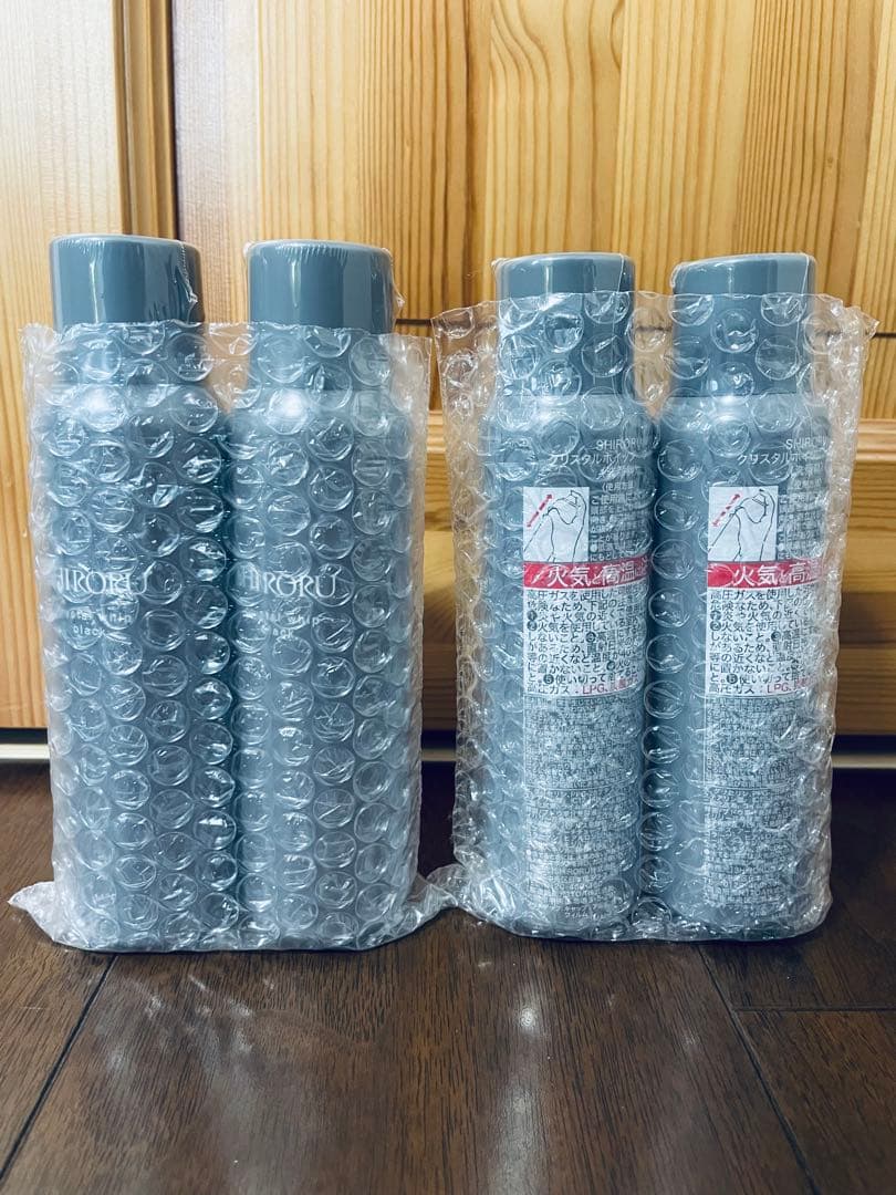 SHIRORU クリスタルホイップ ブラック4本セット