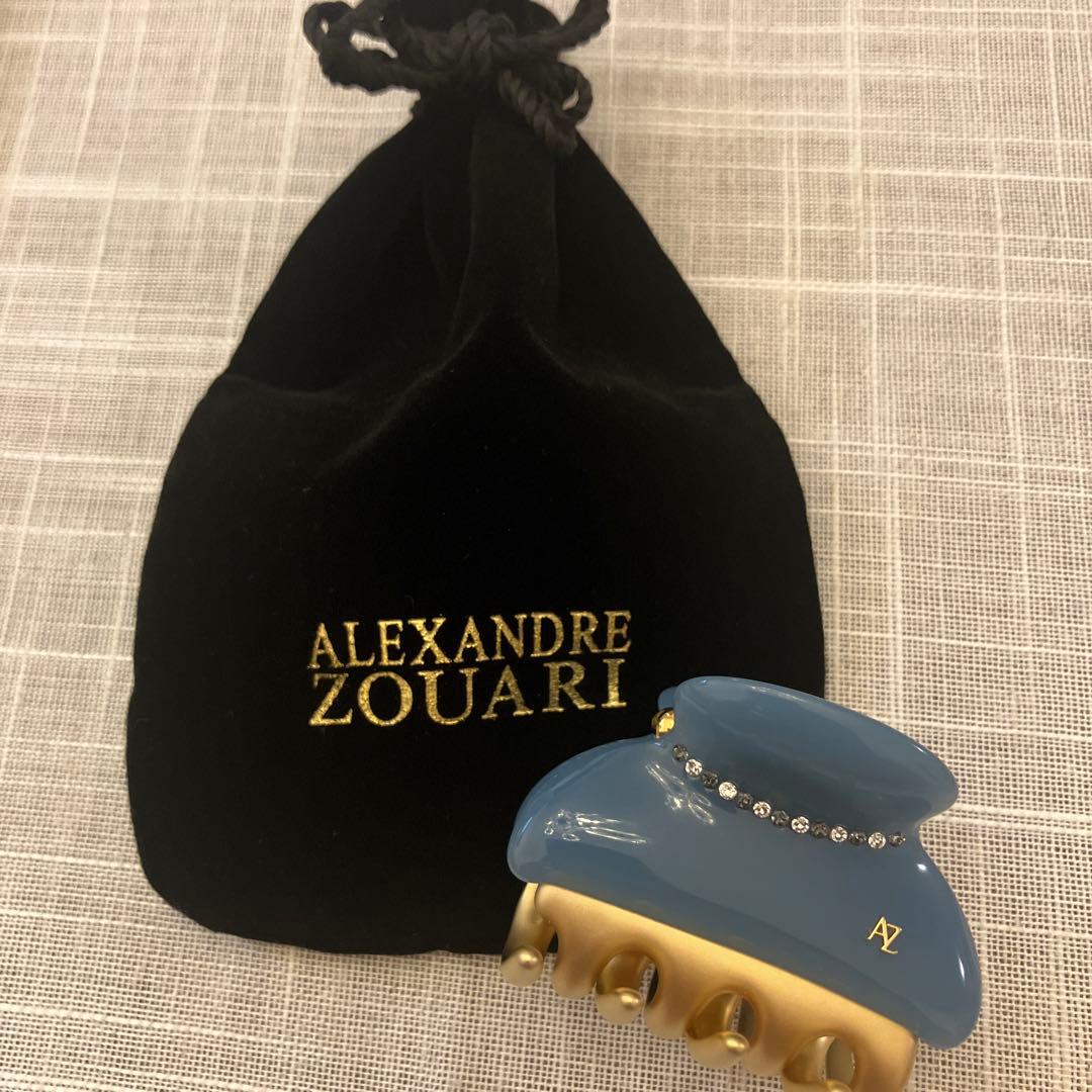 アレクサンドルズアリ(ALEXANDRE ZOUARI) ブルー　ヘアクリップ