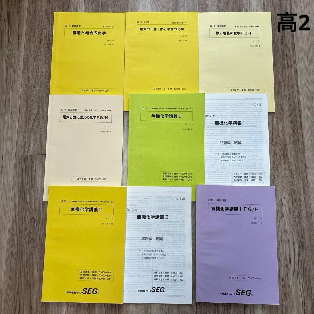 SEG 化学 高校 テキスト 23冊 大学受験 エスイージー