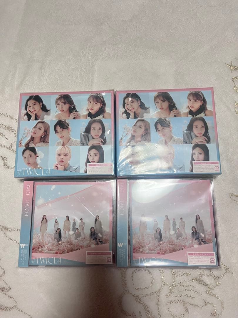 TWICE #TWICE4 初回限定盤Aと通常版セット クリアファイル付