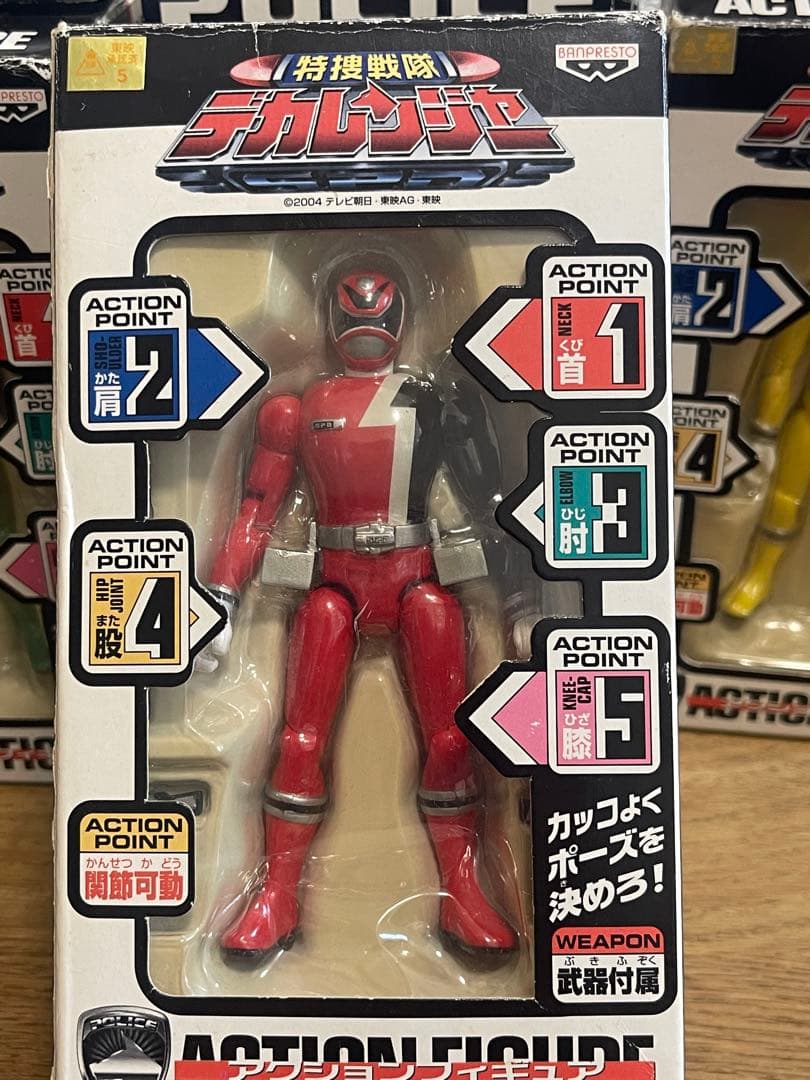 特捜戦隊　デカレンジャー　フィギュア　戦隊ヒーロー　特撮 平成　おもちゃ