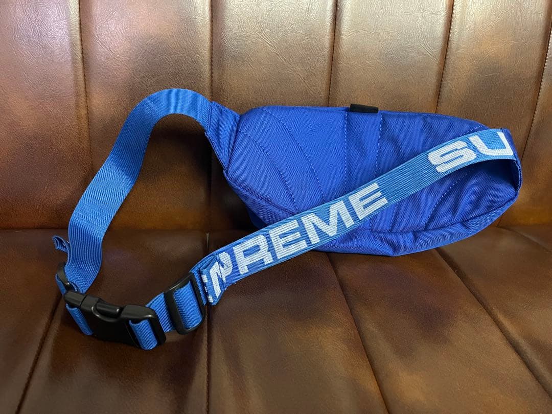 【美品】Supreme 18SS Waist Bag（blue）