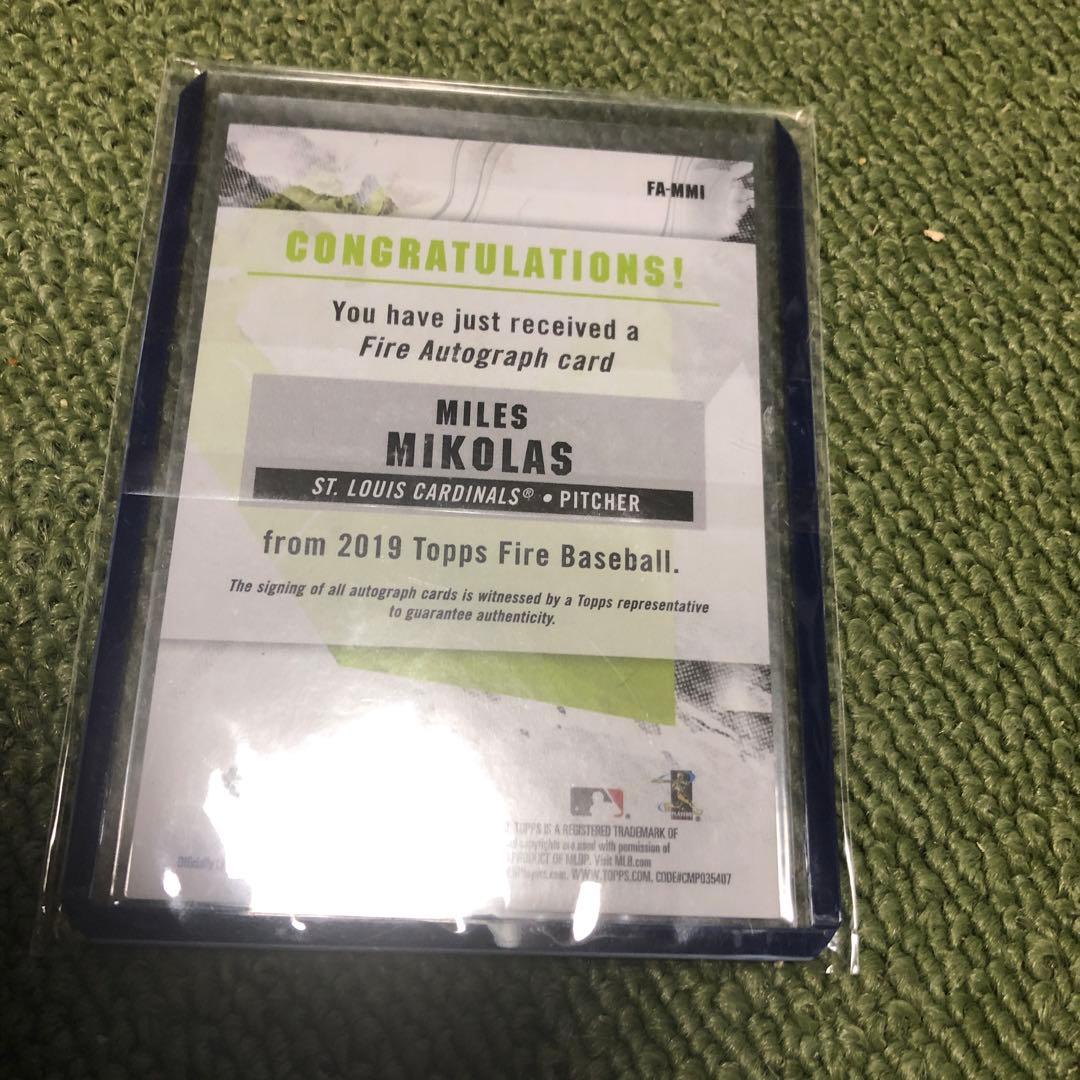 マイコラス直筆サインカ一ド