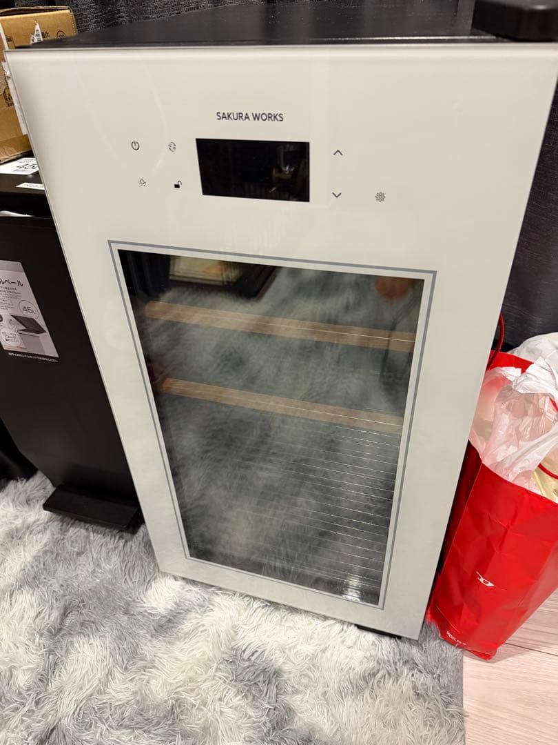 SAKURA WORKS ワインセラー ホワイト SA22 w