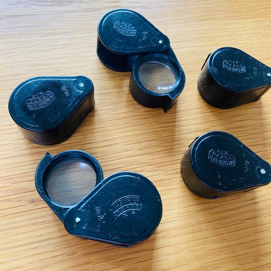 MAGNIFIER TOKYO 希少 国産？ ポケットルーペ ×12 拡大鏡