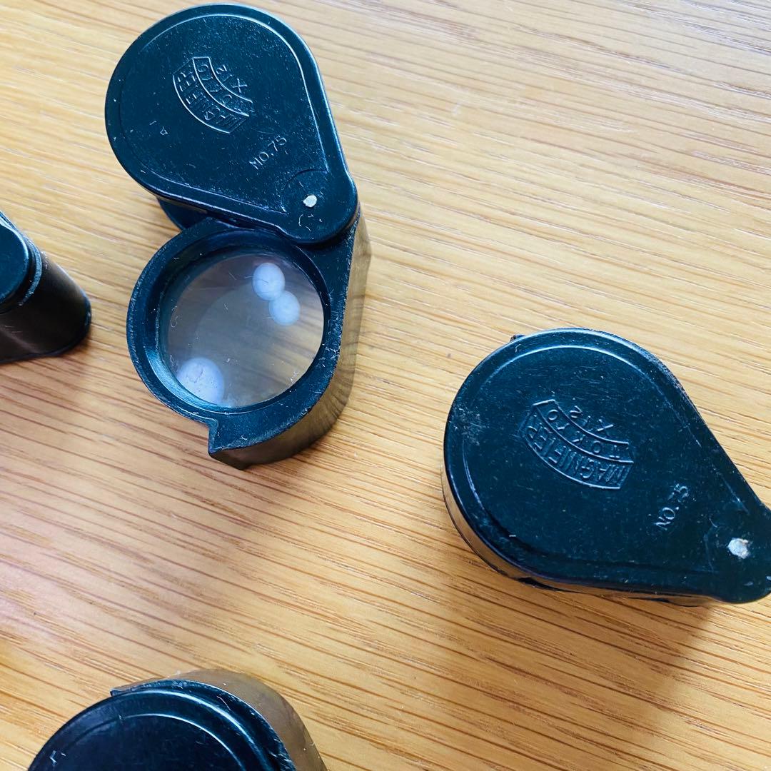 MAGNIFIER TOKYO 希少 国産？ ポケットルーペ ×12 拡大鏡