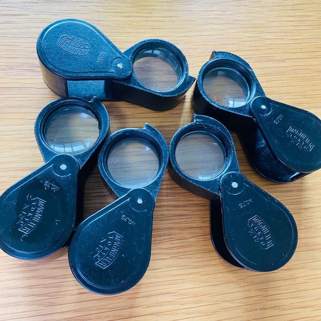 MAGNIFIER TOKYO 希少 国産？ ポケットルーペ ×12 拡大鏡