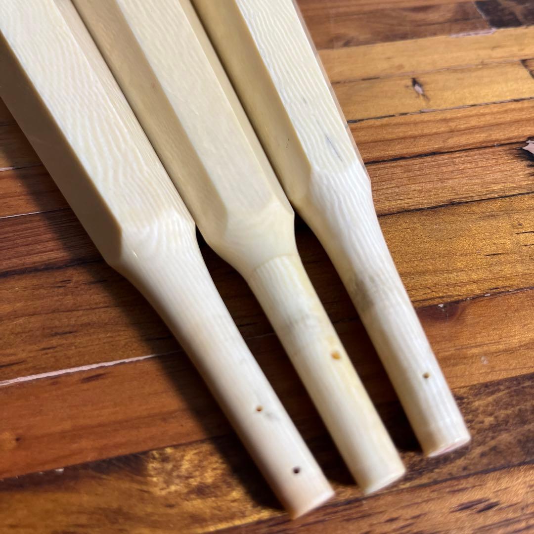 三味線用 糸巻き（素六型）7本セット 黒檀製 ミックス