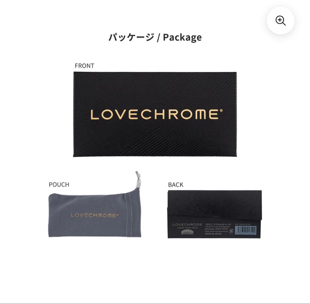 ラブクロム K24GP ツキゴールド LOVECHROME ショッパー付き
