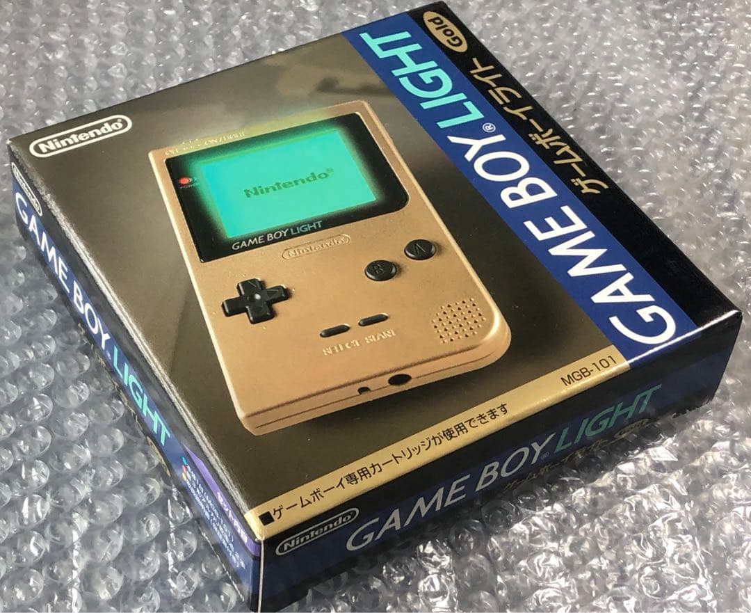 難あり【新品未使用】ゲームボーイライト ゴールド