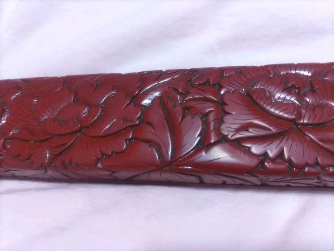 専用　　木彫り堆朱(きぼりついしゅ) 新潟村上伝統工芸品