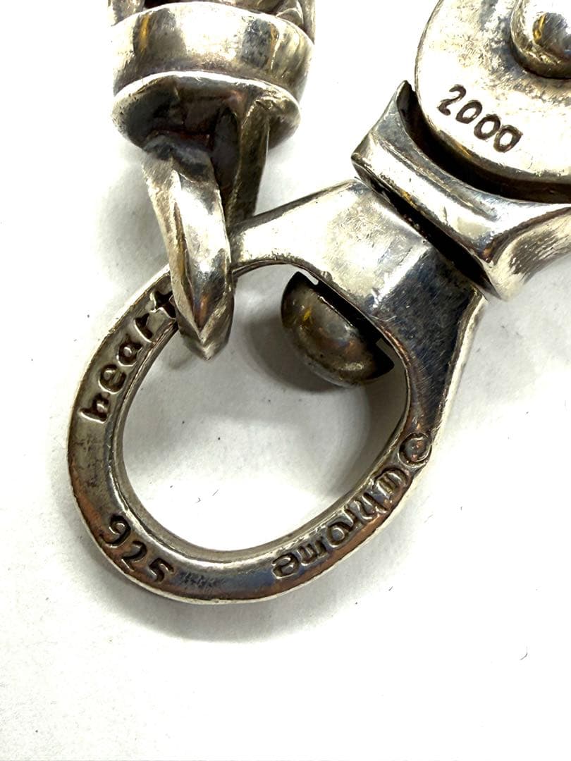 L776 超重厚silver925 ローラー ウォレットチェーン