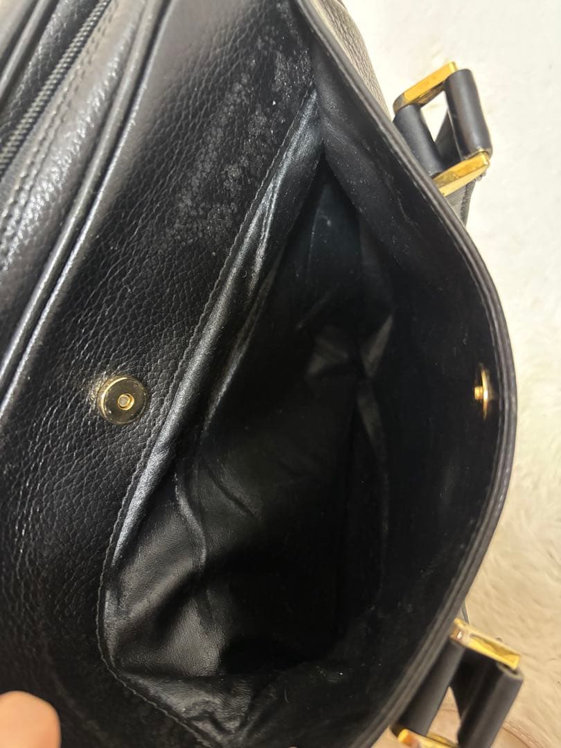 BURBERRY バーバリー バーバリーズ　ハンドバッグ ブラック　ヴィンテージ