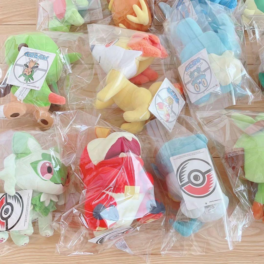 ポケモンセンター　オリジナル　御三家　ぬいぐるみ　セット