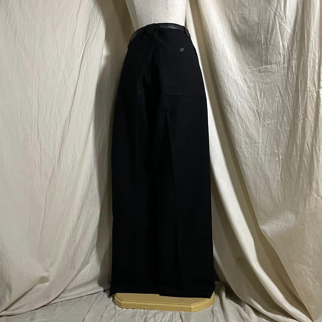 90s Y'S Yohji yamamoto wool レザー Slacks