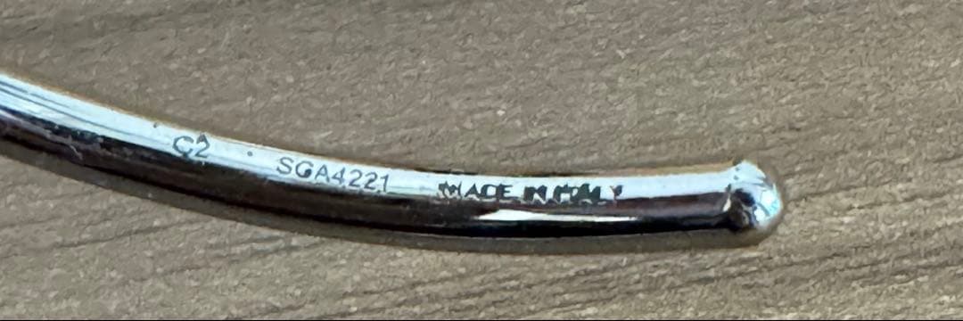 CELINE ノットデザイン バングル