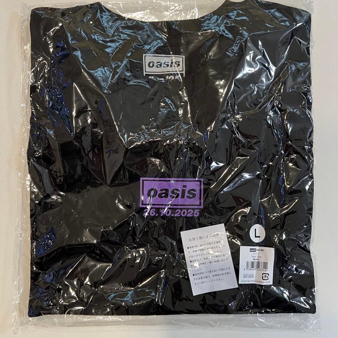 オアシス ライブ'25 Tシャツ TOKYO1026 Lサイズ 日本限定