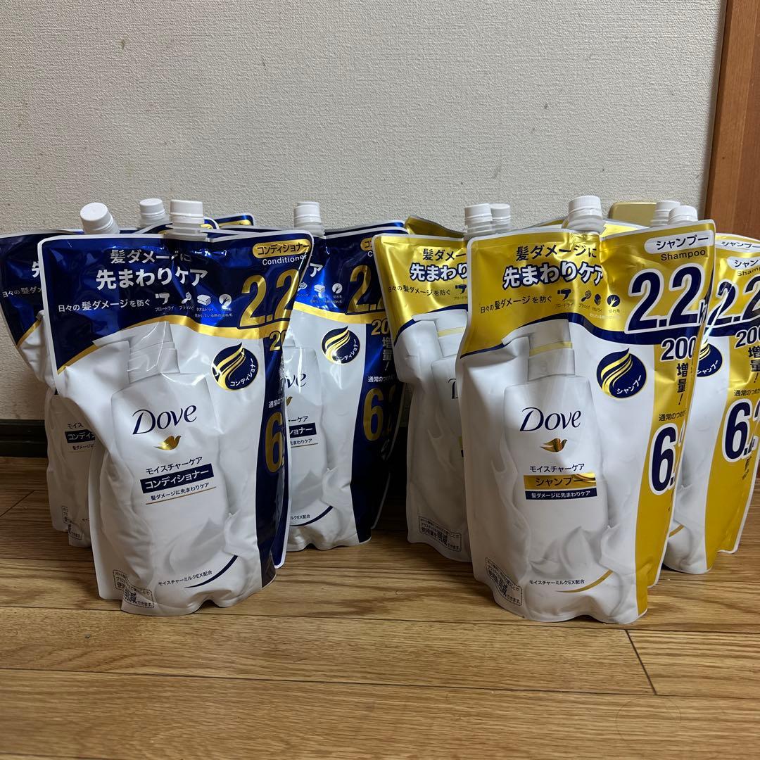 Dove シャンプー＆コンディショナー2.2kg 10個セット