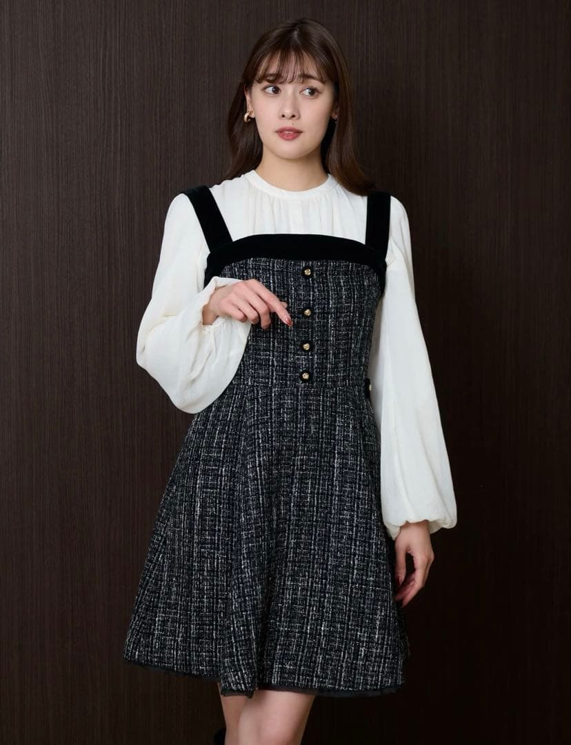 herlipto ♡ Margaux Tweed Mini Dress