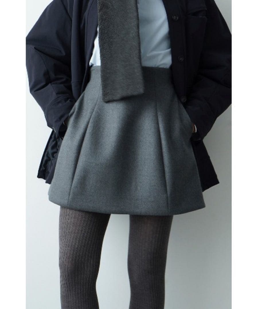 クラネ　CLANE CONSTRUCTIVE MINI SKIRT