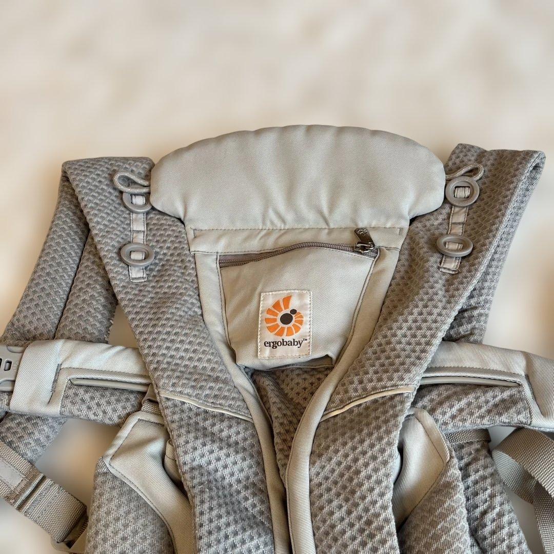 エルゴベビー オムニブリーズ 抱っこ紐 メッシュ パールグレー　ergobaby