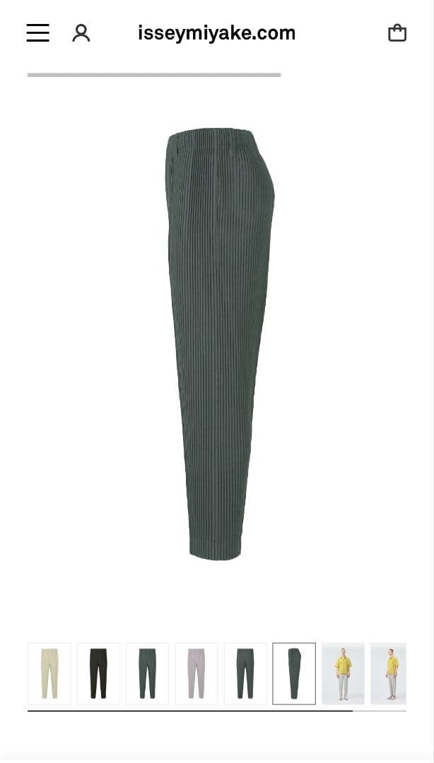 HOMME PLISSE ISSEY MIYAKE トラウザーズ BK サイズ1