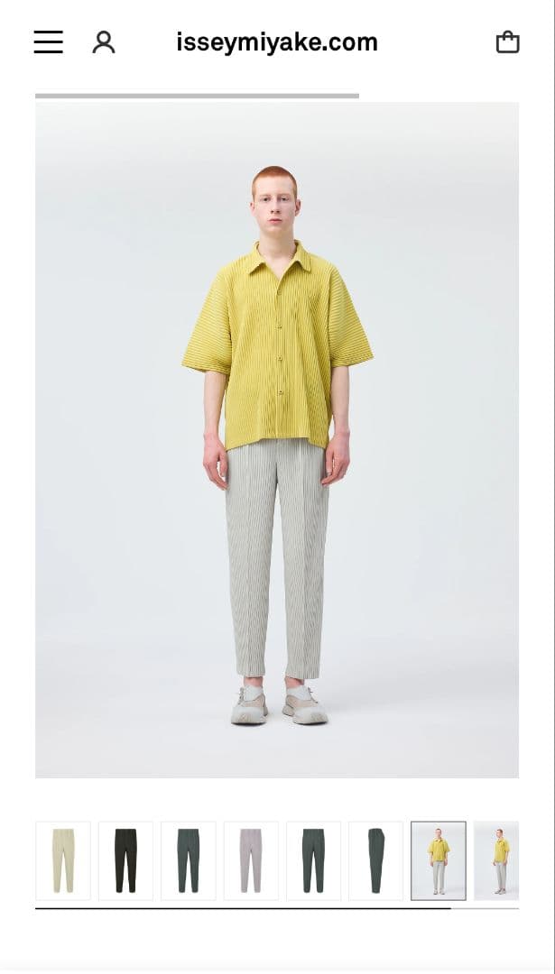 HOMME PLISSE ISSEY MIYAKE トラウザーズ BK サイズ1