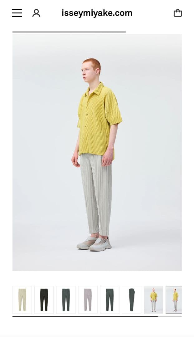 HOMME PLISSE ISSEY MIYAKE トラウザーズ BK サイズ1