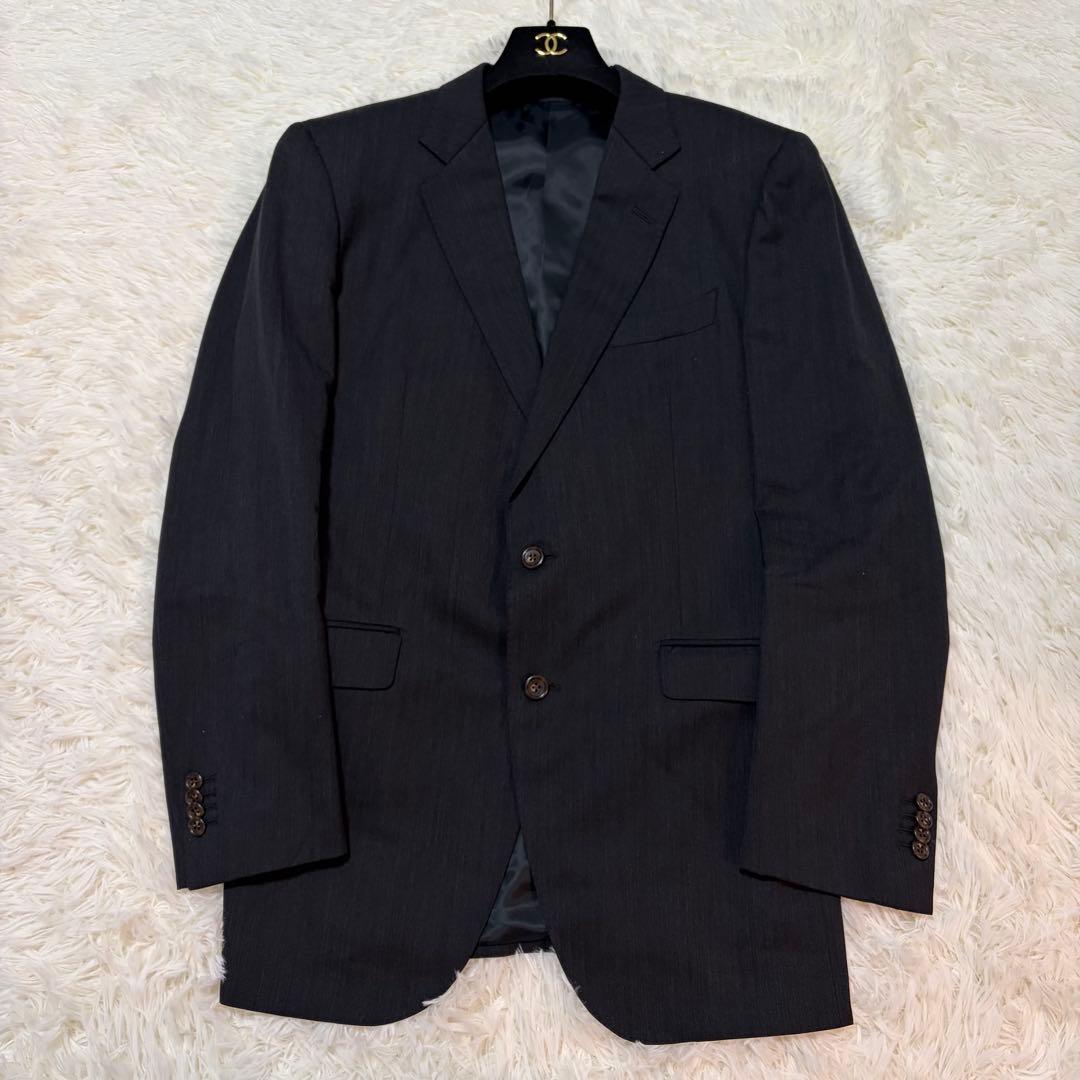 【美品】麻布テーラー JET CRUISE オーダー セットアップ チャコール