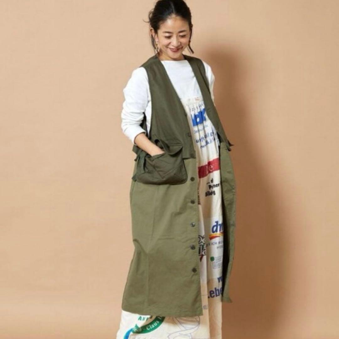 WORKWARE × Freada ミリタリー2WAYロングベスト