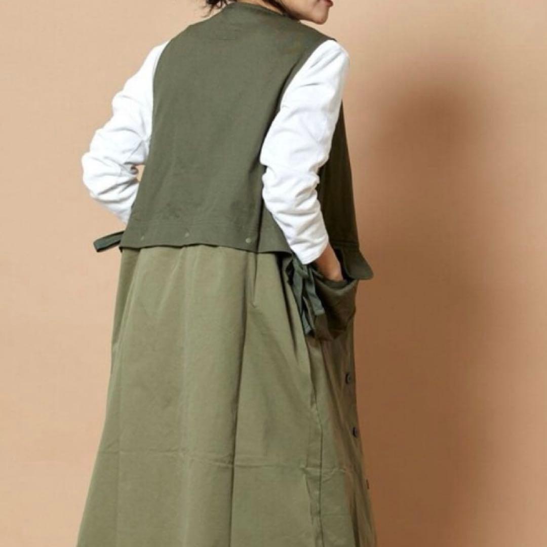 WORKWARE × Freada ミリタリー2WAYロングベスト