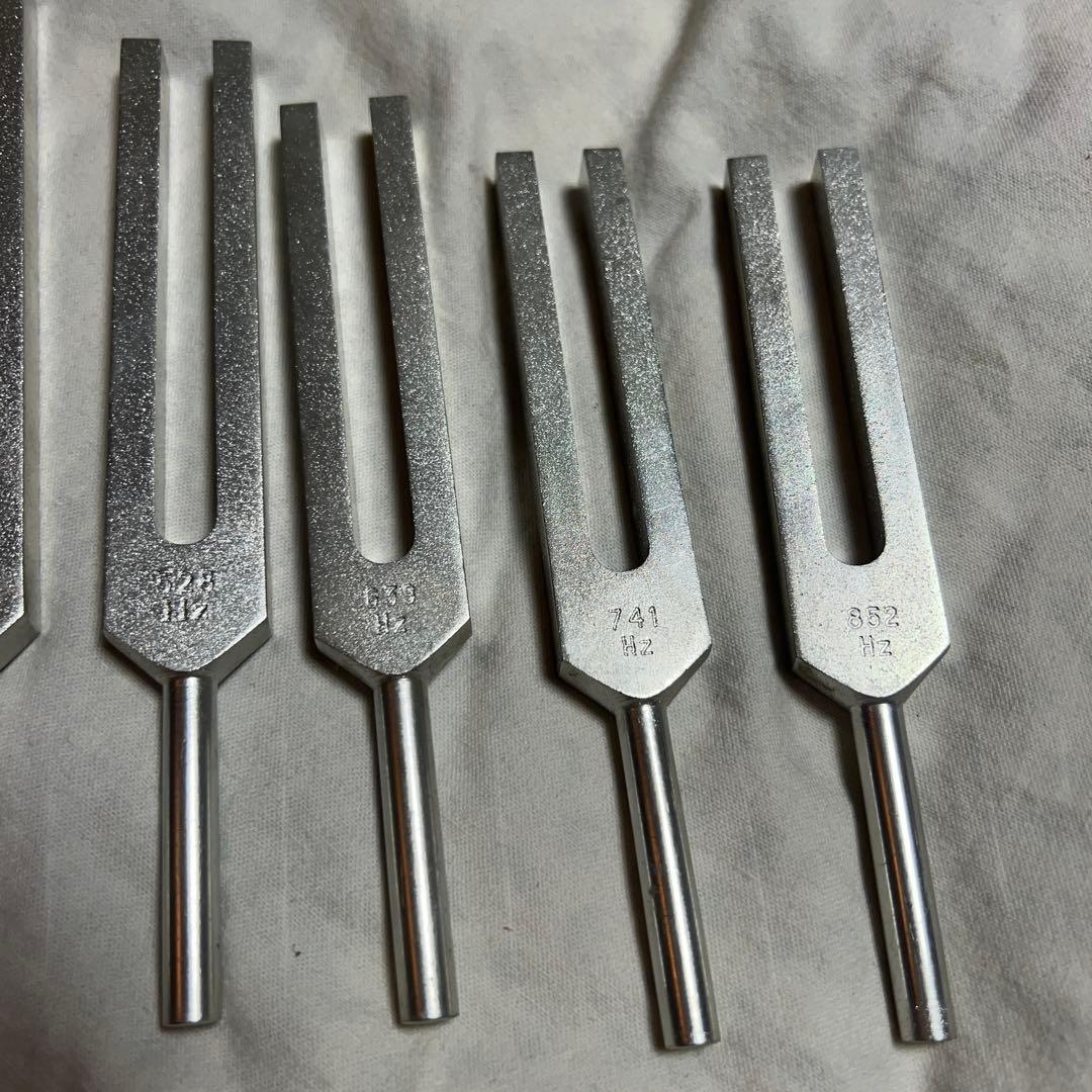 音叉 8本セット チューナー　周波数付き