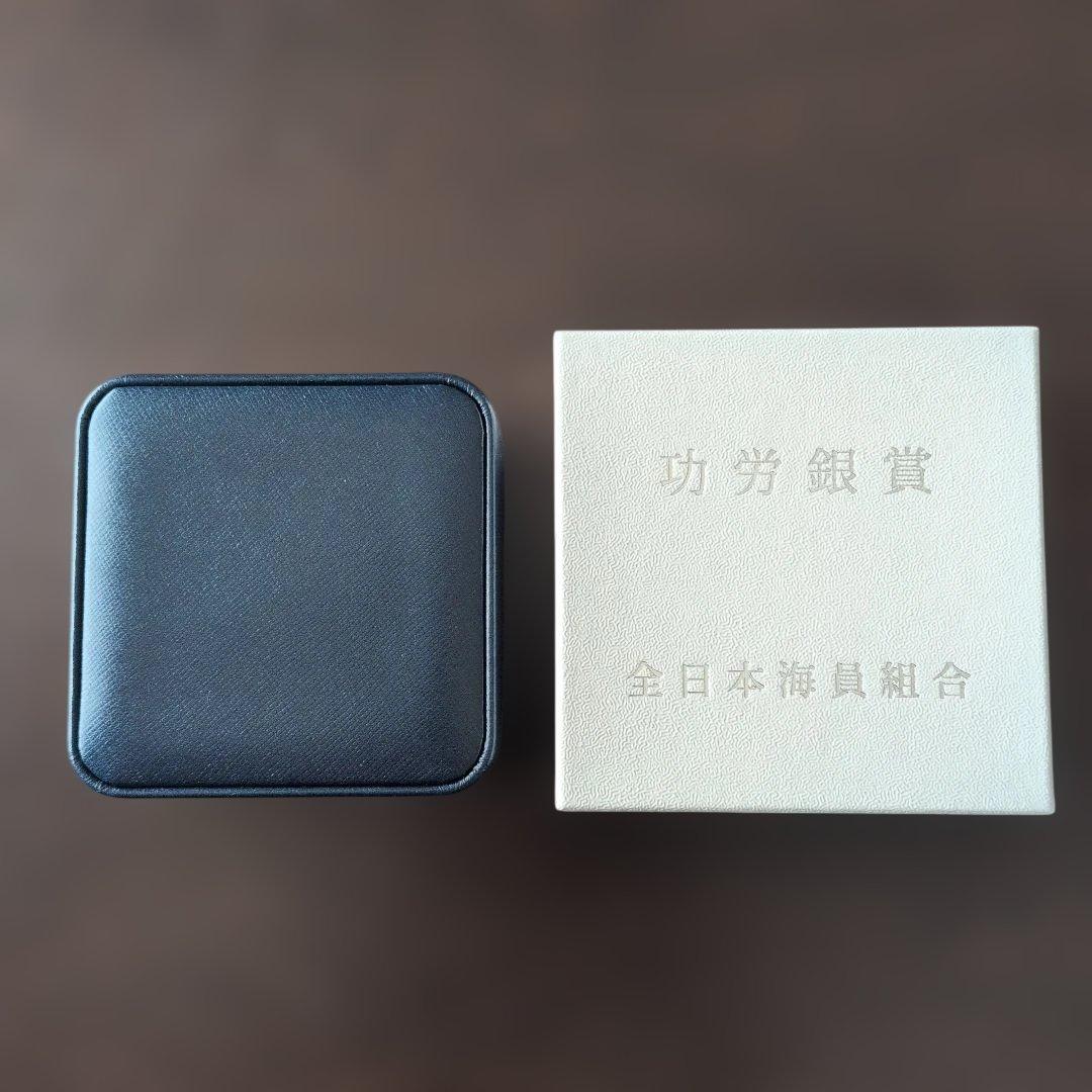 全日本海員組合　功労銀賞　925シルバーバロジウムメッキ ネクタイピン