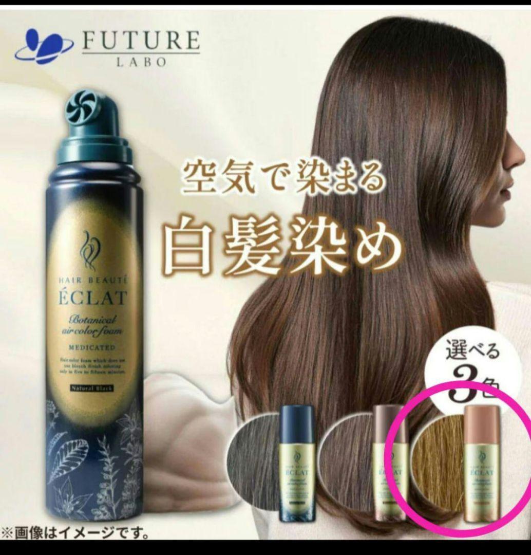 エクラ　ボタニカルエアカラーフォーム　80g ライトブラウン★送料無料★