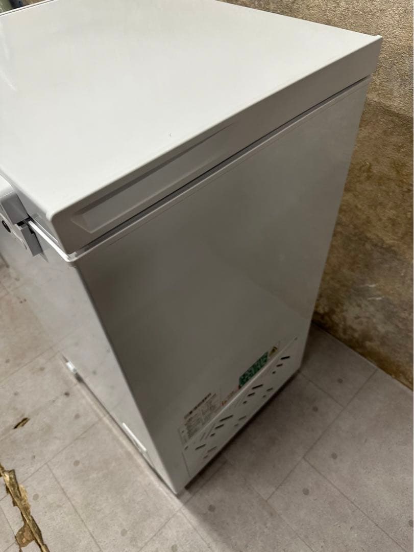 maxzen 上開き冷凍庫 JF100ML01WH