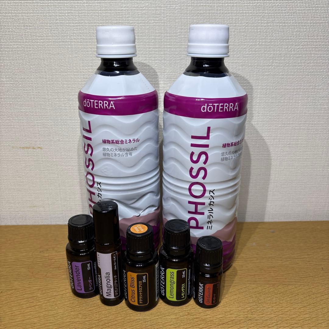 doTERRA PHOSSIL ミネラルウォーターとエッセンシャルオイルセット