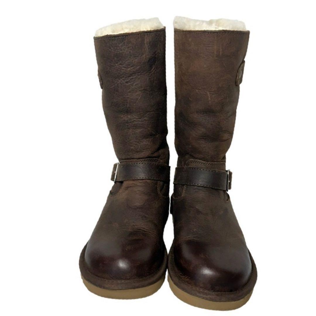 UGG ブラウン エンジニアブーツ　ケンジントン　23cm
