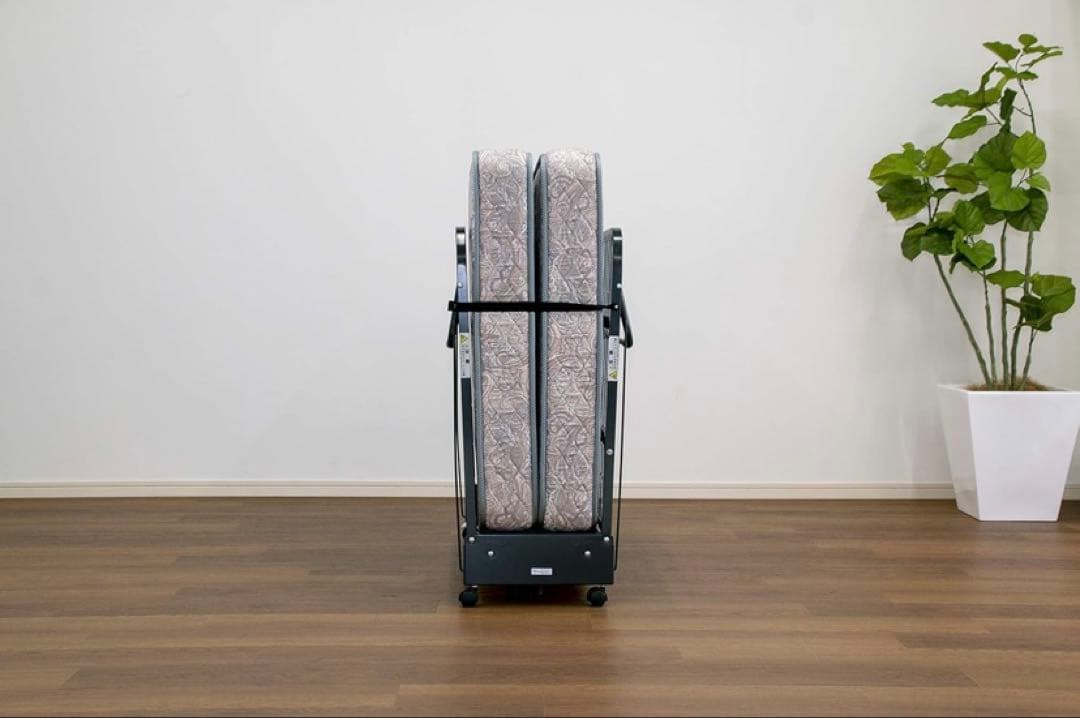 【美品】 FRANCEBED フランスベッド 折りたたみベッド 花柄デザイン