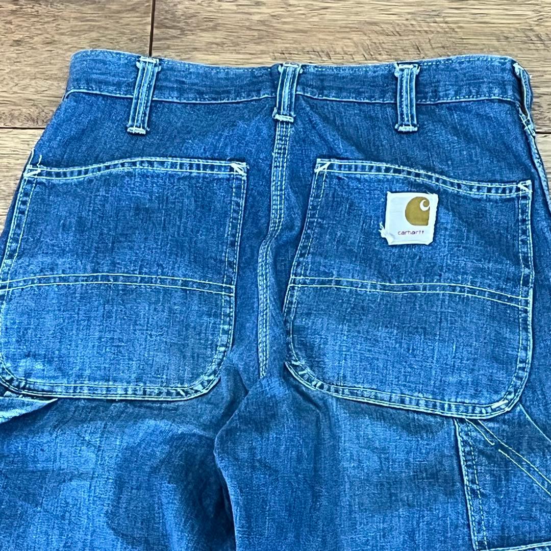 70’sカーハート　デニムペインターパンツ　ヴィンテージ　タロンジッパー