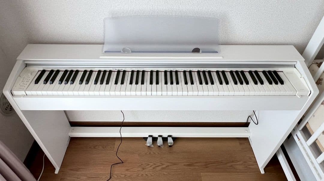 【美品】送料込み CASIOカシオ 電子ピアノ PX-770 ホワイト 20年製