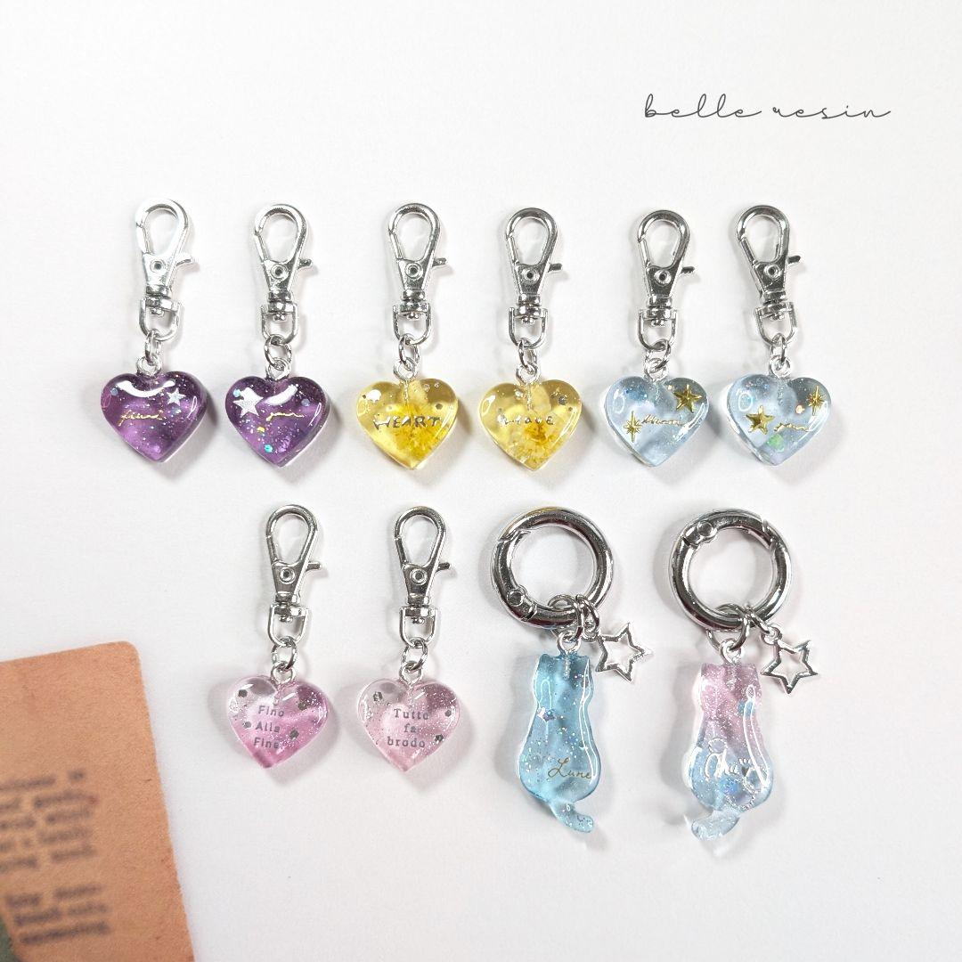 レジン マカロンつき cafe シェイカーキーホルダー