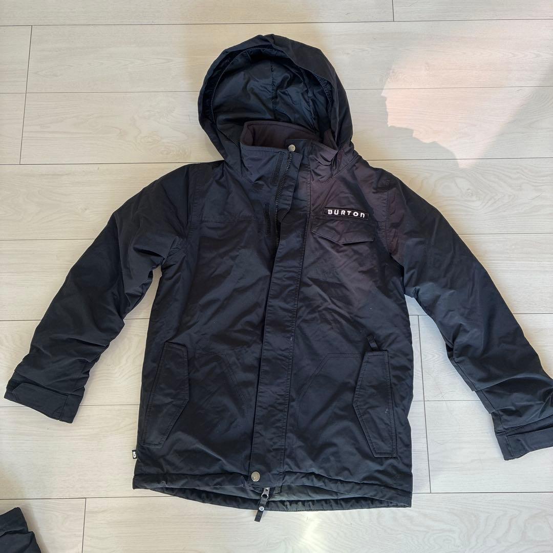 BURTON キッズ Black 迷彩ポイント　上下セット