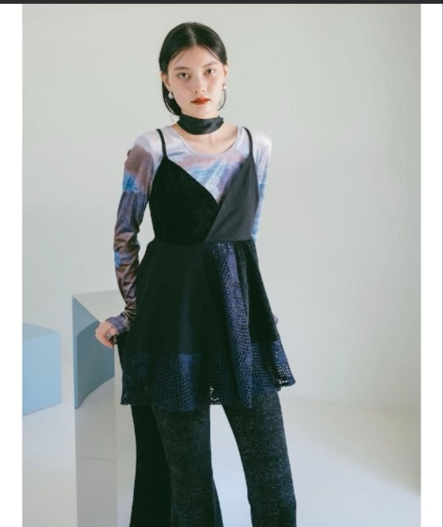 トップス MARTE Sahara Patchwork Circular Top