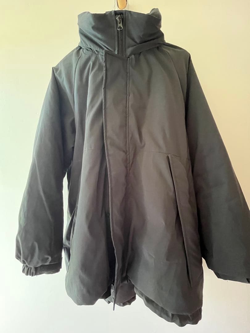 slobe iena ウォッシャブル中綿モンスターパーカー　ブラック　36