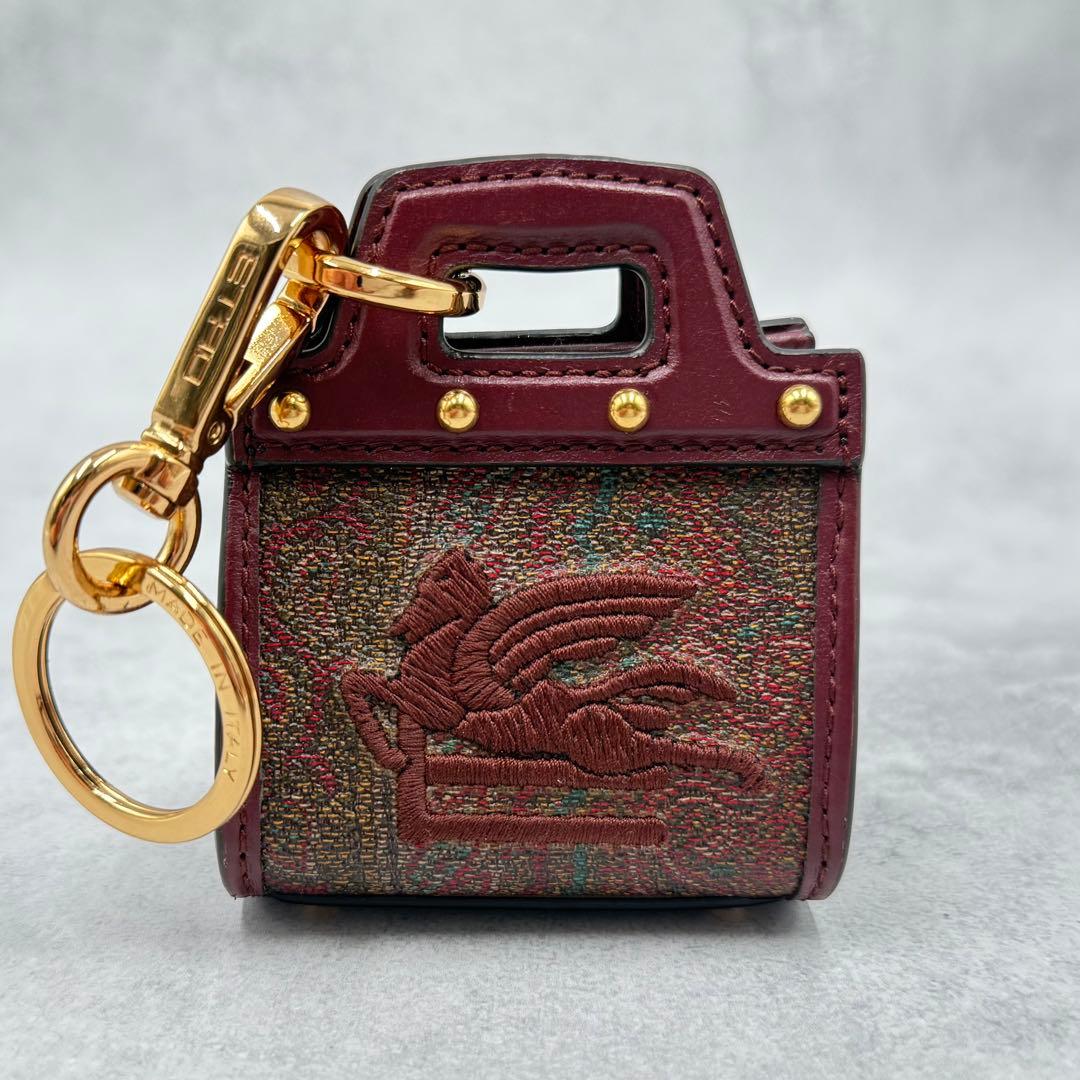 【極美品✨】現行品 ETRO ラブトロッター チャーム ペイズリー ペガソ