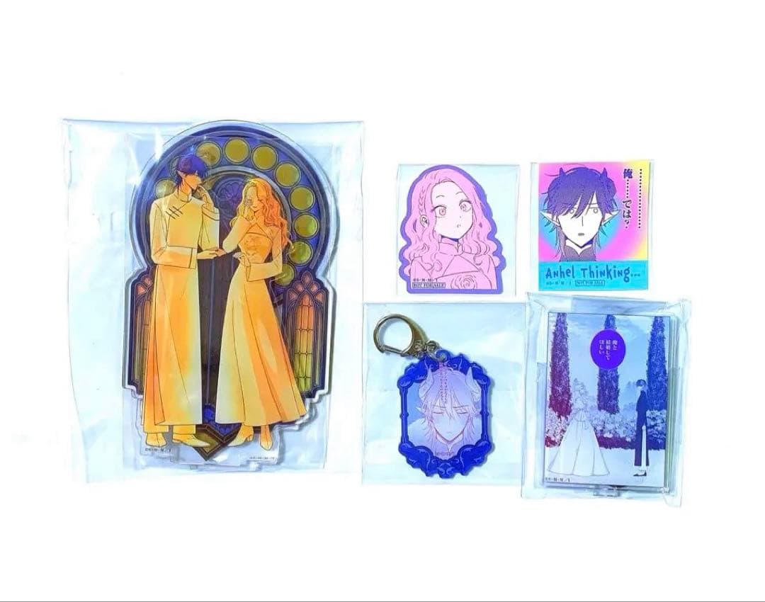 悪役令嬢の中の人 推しちゃれ B賞 アクリルジオラマ 特典 レミリア＆アンヘル